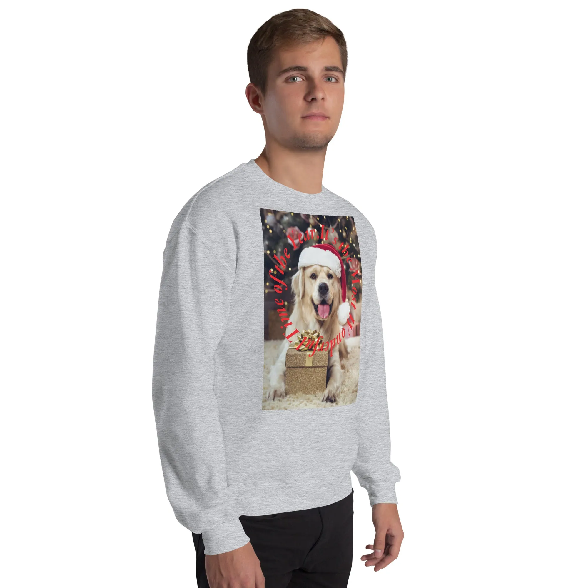 It's The Most Wonderful Time of The Year Christmas Sweatshirt (Glamourange Christmas Sweatshirt Men)