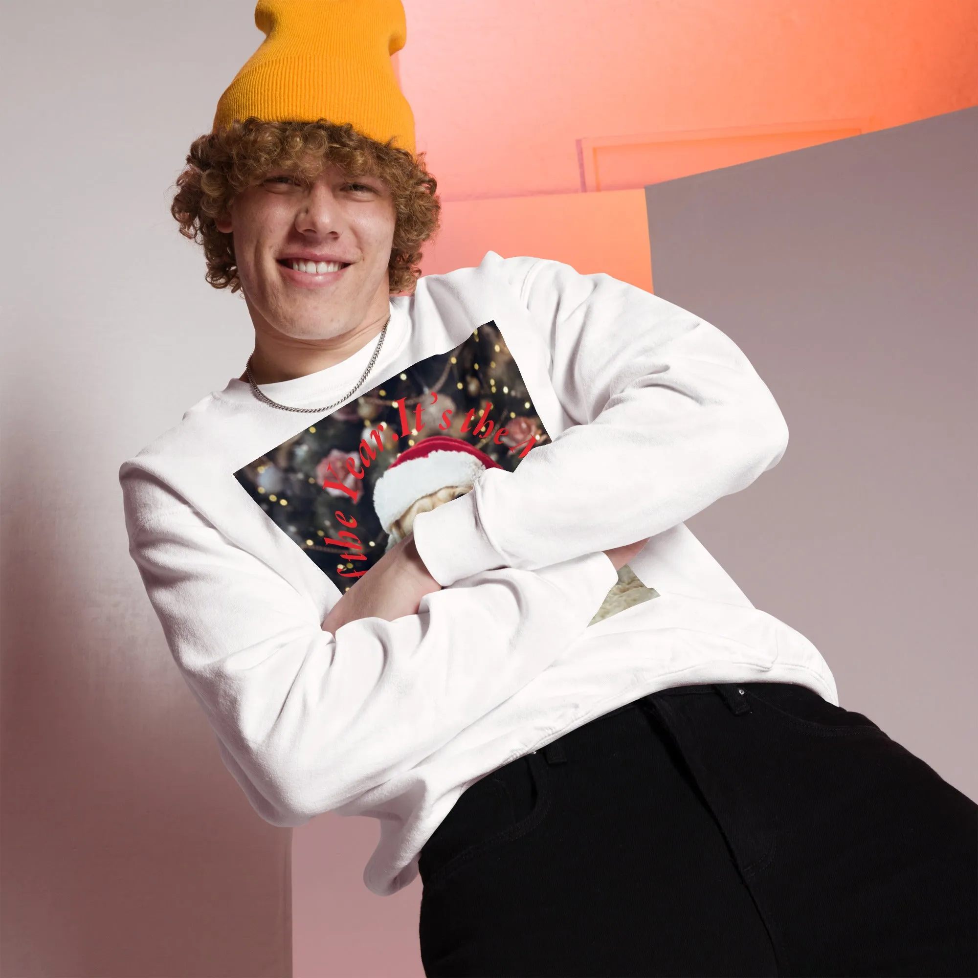 It's The Most Wonderful Time of The Year Christmas Sweatshirt (Glamourange Christmas Sweatshirt Men)