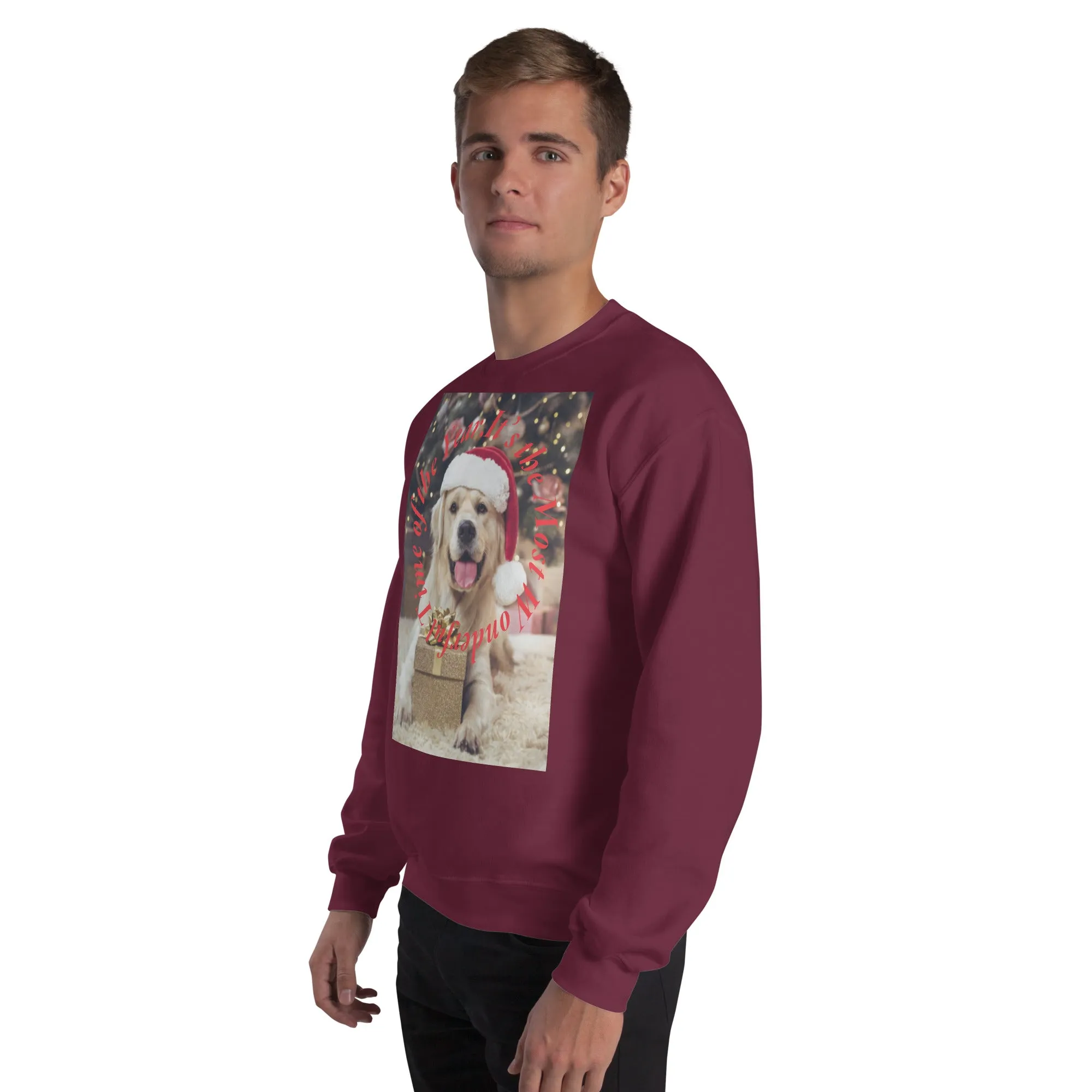It's The Most Wonderful Time of The Year Christmas Sweatshirt (Glamourange Christmas Sweatshirt Men)