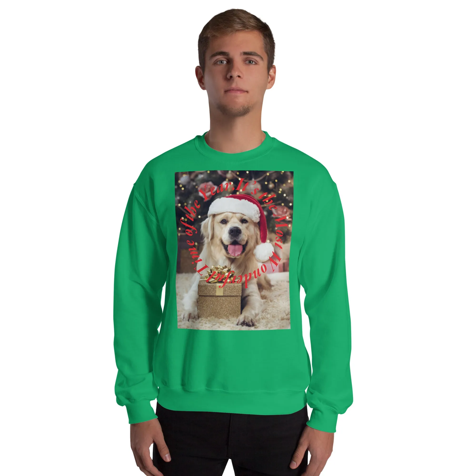 It's The Most Wonderful Time of The Year Christmas Sweatshirt (Glamourange Christmas Sweatshirt Men)