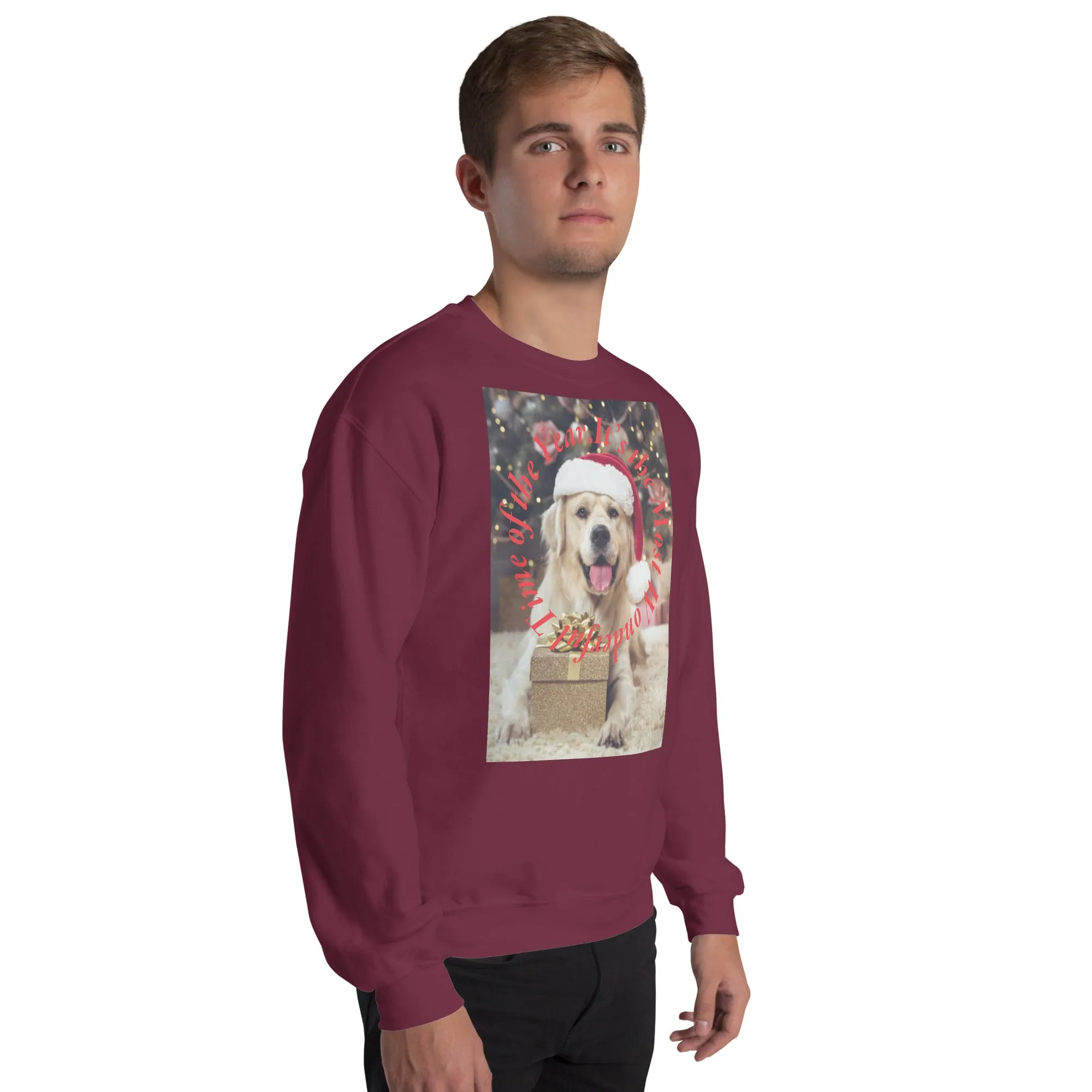 It's The Most Wonderful Time of The Year Christmas Sweatshirt (Glamourange Christmas Sweatshirt Men)