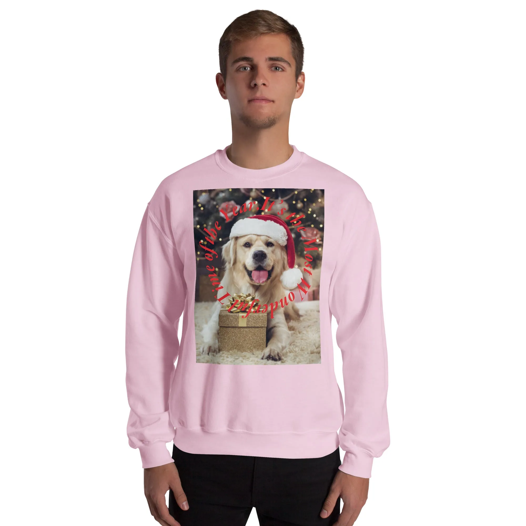 It's The Most Wonderful Time of The Year Christmas Sweatshirt (Glamourange Christmas Sweatshirt Men)