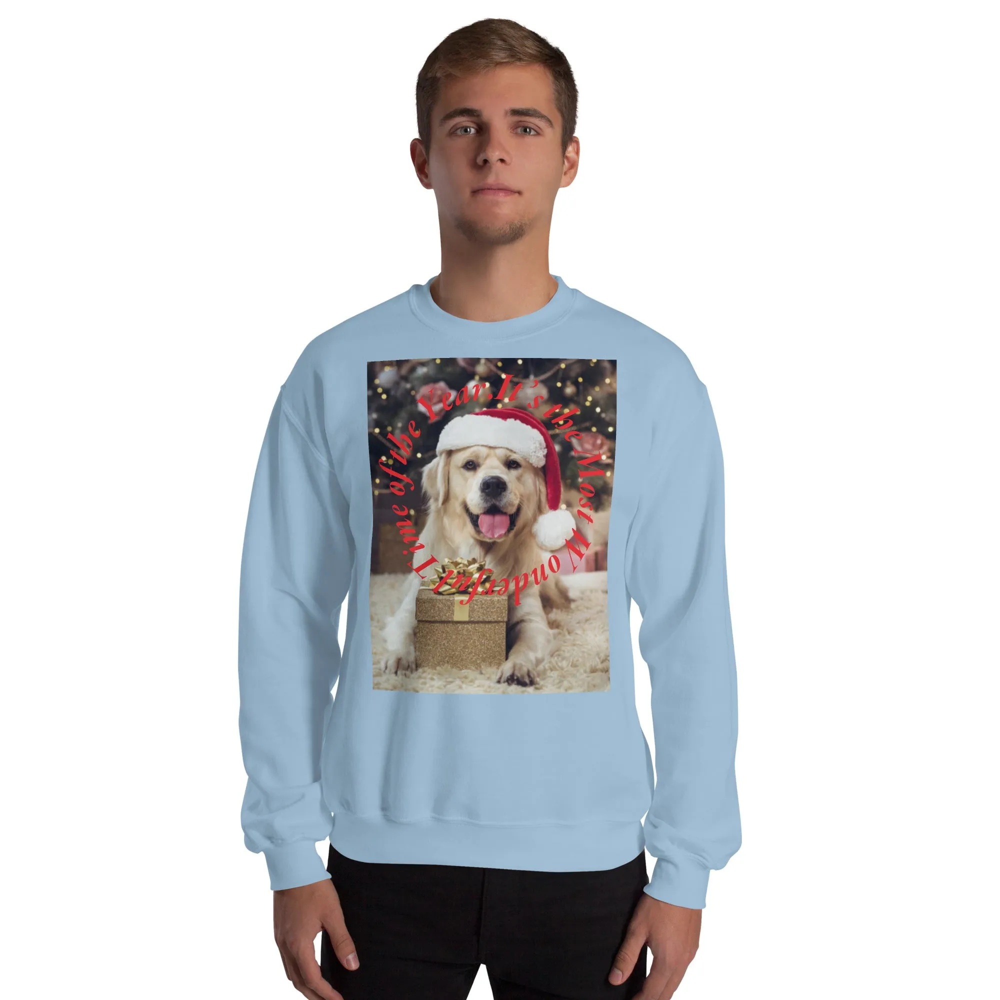 It's The Most Wonderful Time of The Year Christmas Sweatshirt (Glamourange Christmas Sweatshirt Men)