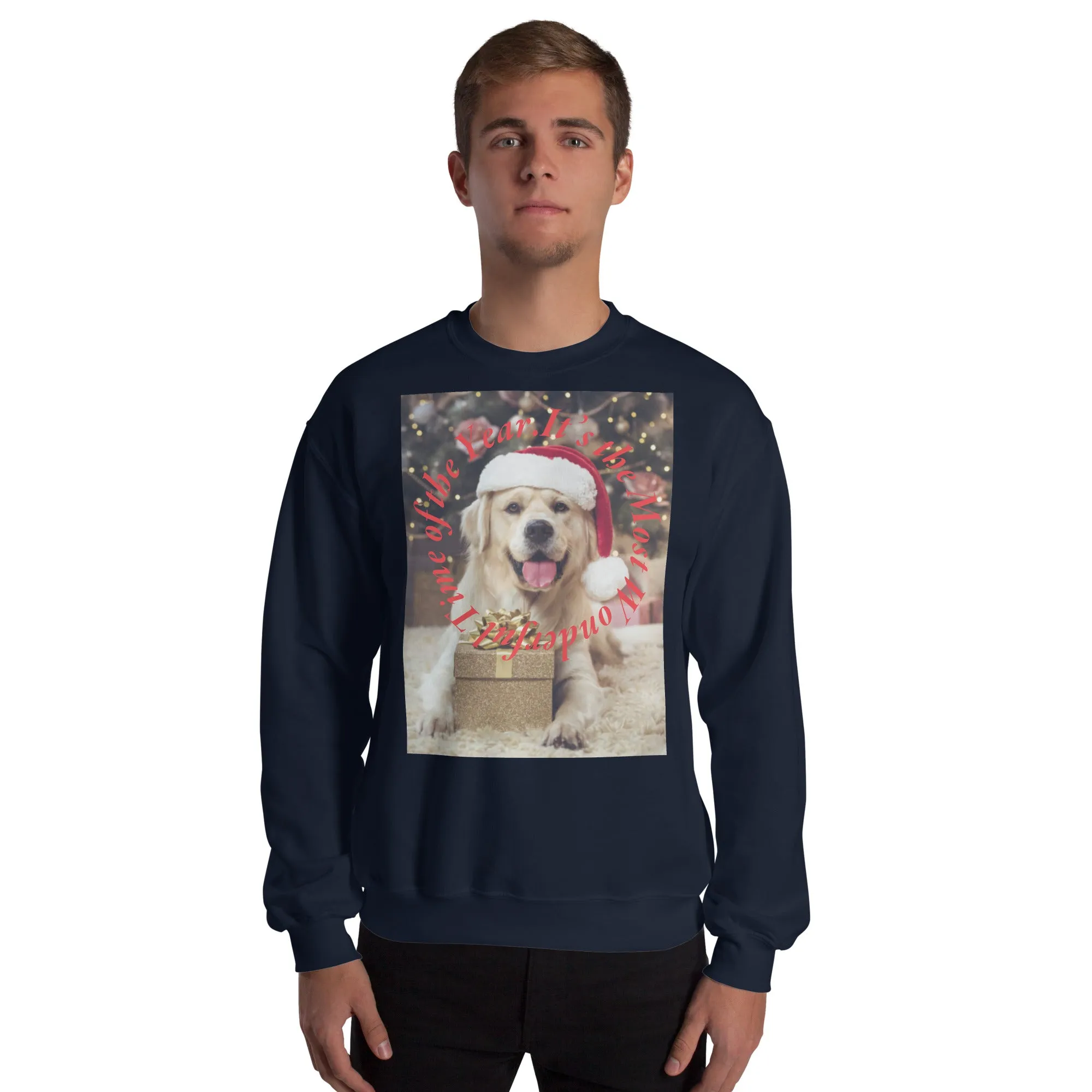 It's The Most Wonderful Time of The Year Christmas Sweatshirt (Glamourange Christmas Sweatshirt Men)