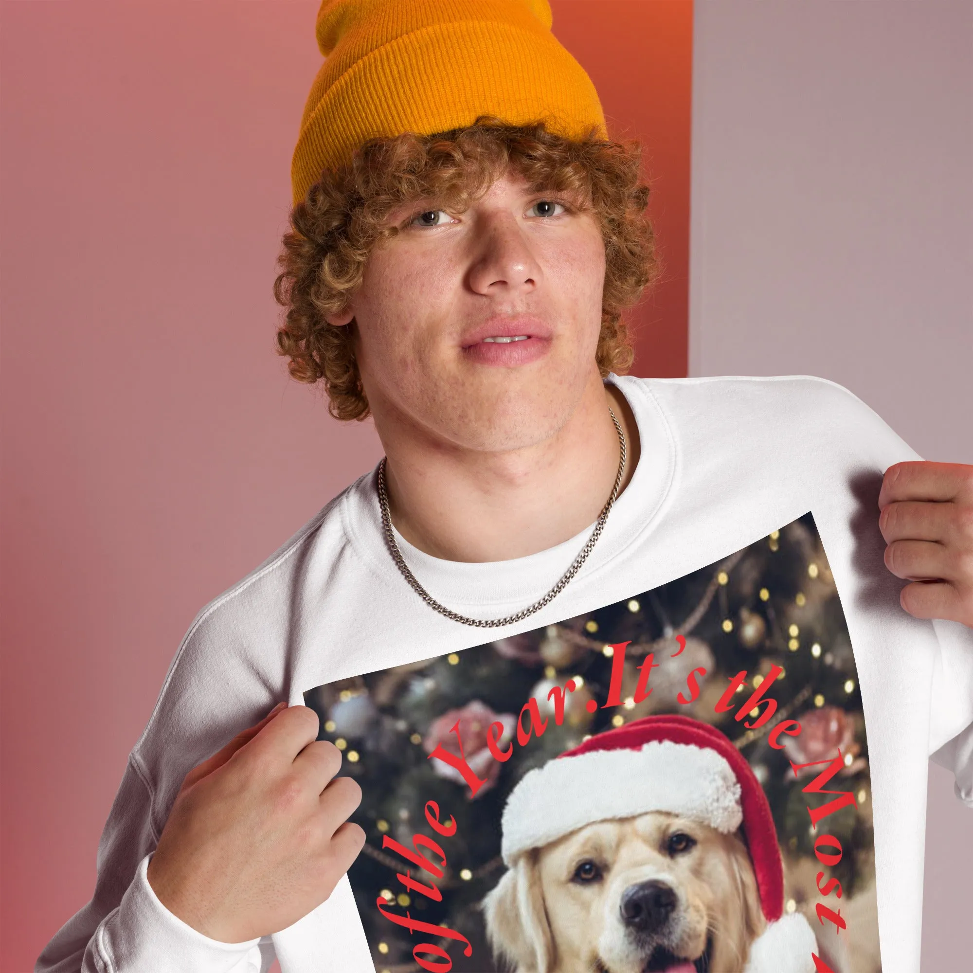 It's The Most Wonderful Time of The Year Christmas Sweatshirt (Glamourange Christmas Sweatshirt Men)