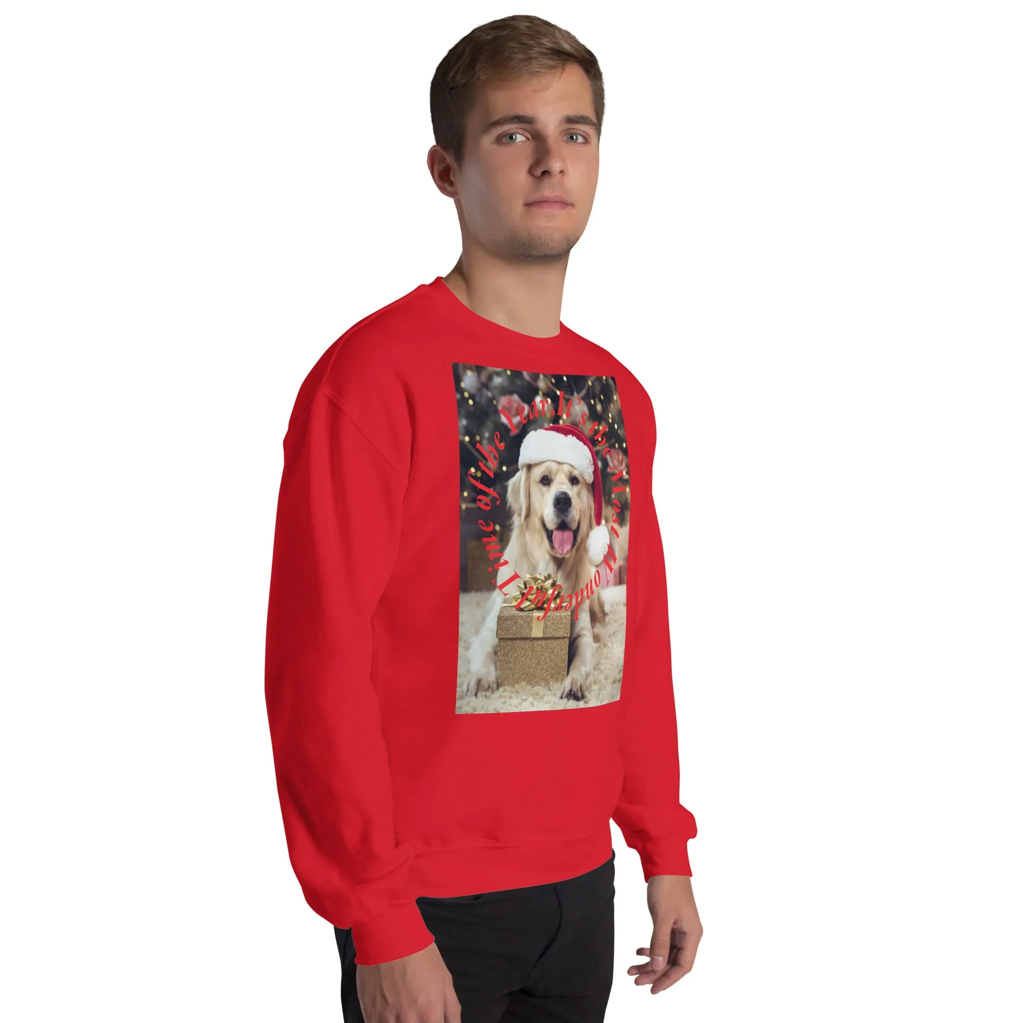 It's The Most Wonderful Time of The Year Christmas Sweatshirt (Glamourange Christmas Sweatshirt Men)