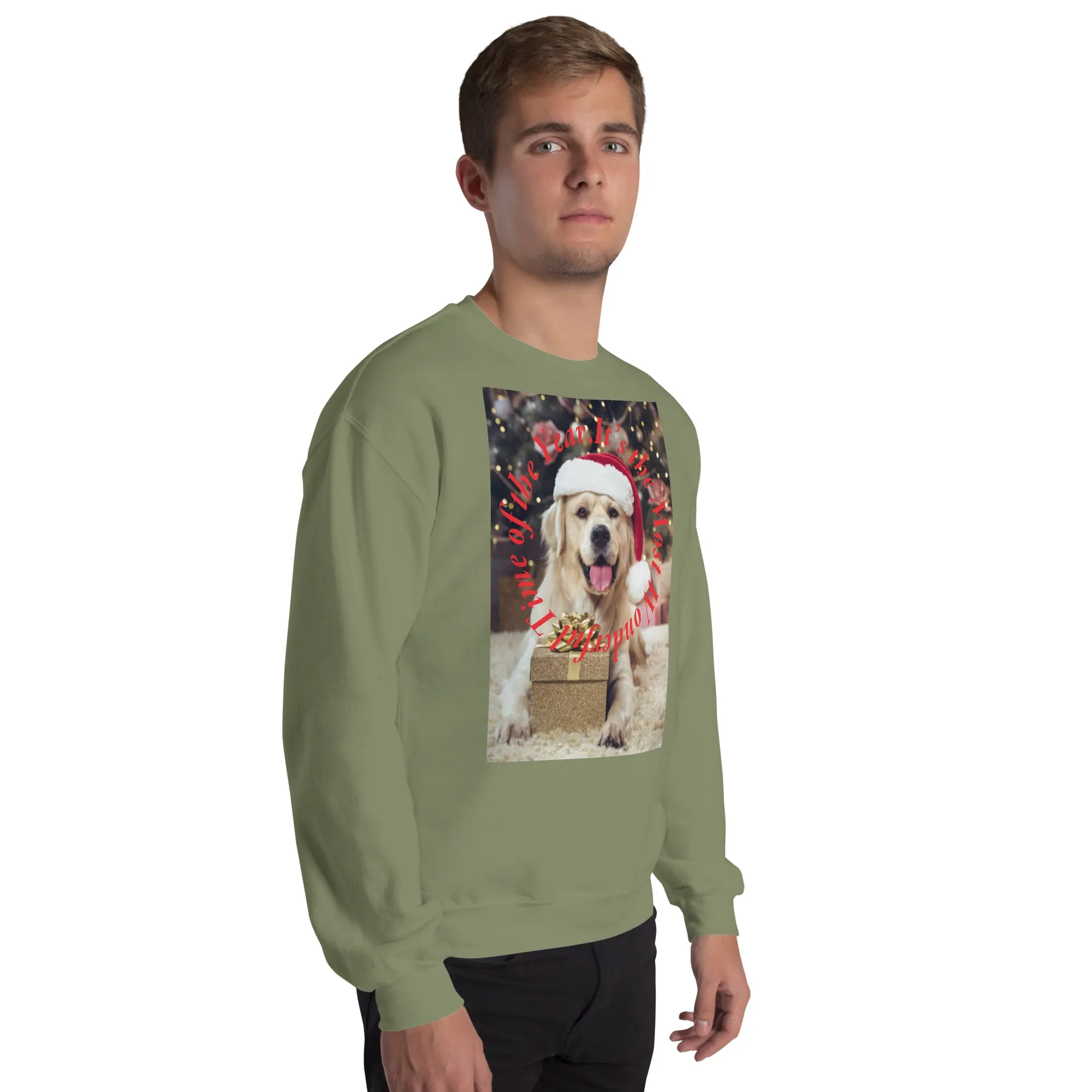 It's The Most Wonderful Time of The Year Christmas Sweatshirt (Glamourange Christmas Sweatshirt Men)