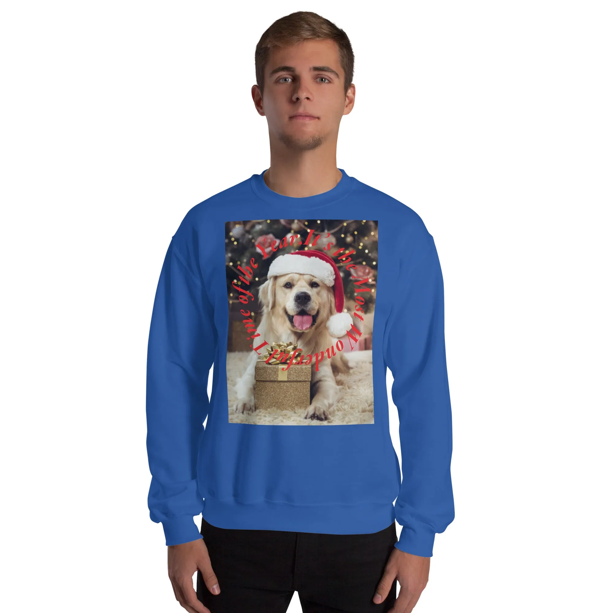 It's The Most Wonderful Time of The Year Christmas Sweatshirt (Glamourange Christmas Sweatshirt Men)