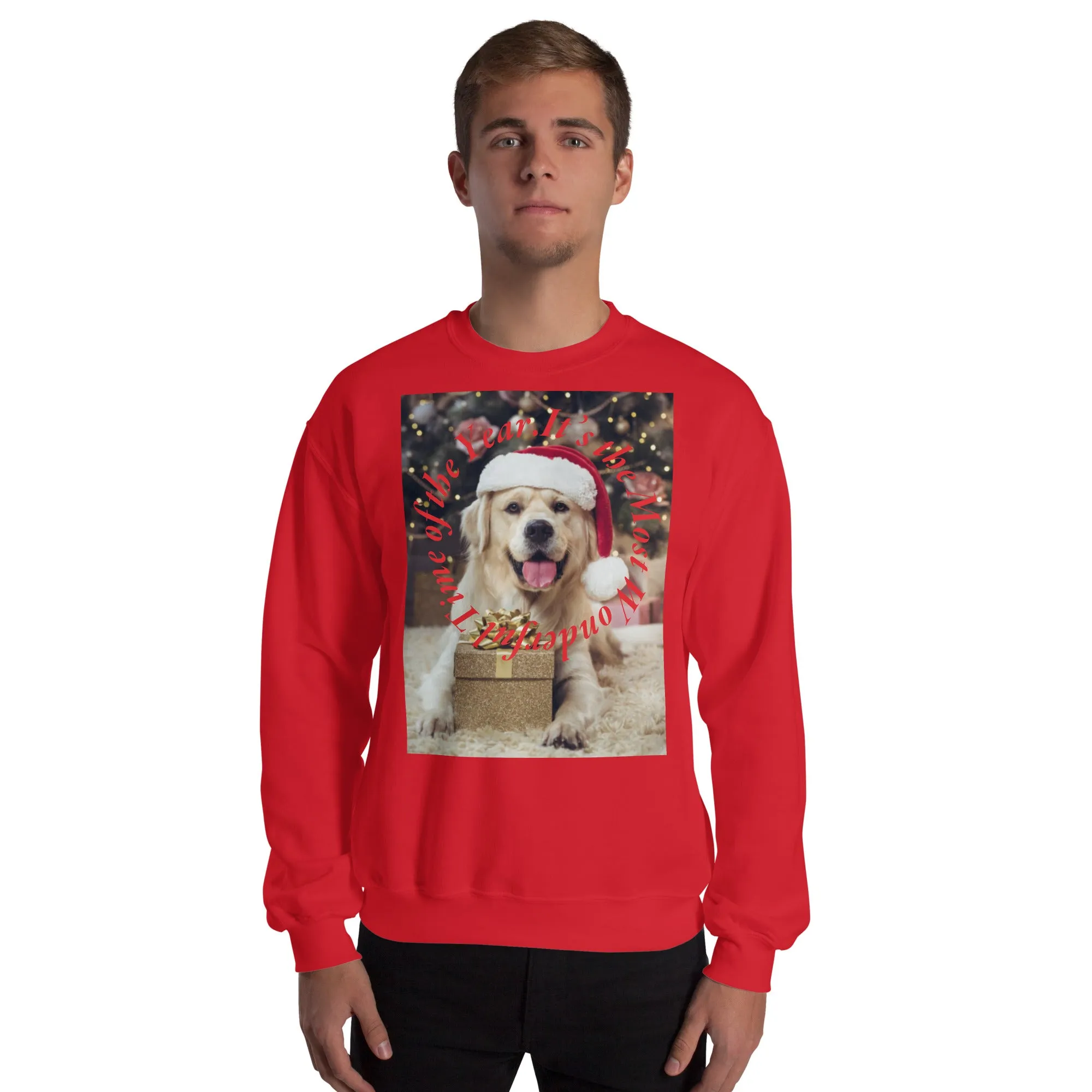 It's The Most Wonderful Time of The Year Christmas Sweatshirt (Glamourange Christmas Sweatshirt Men)