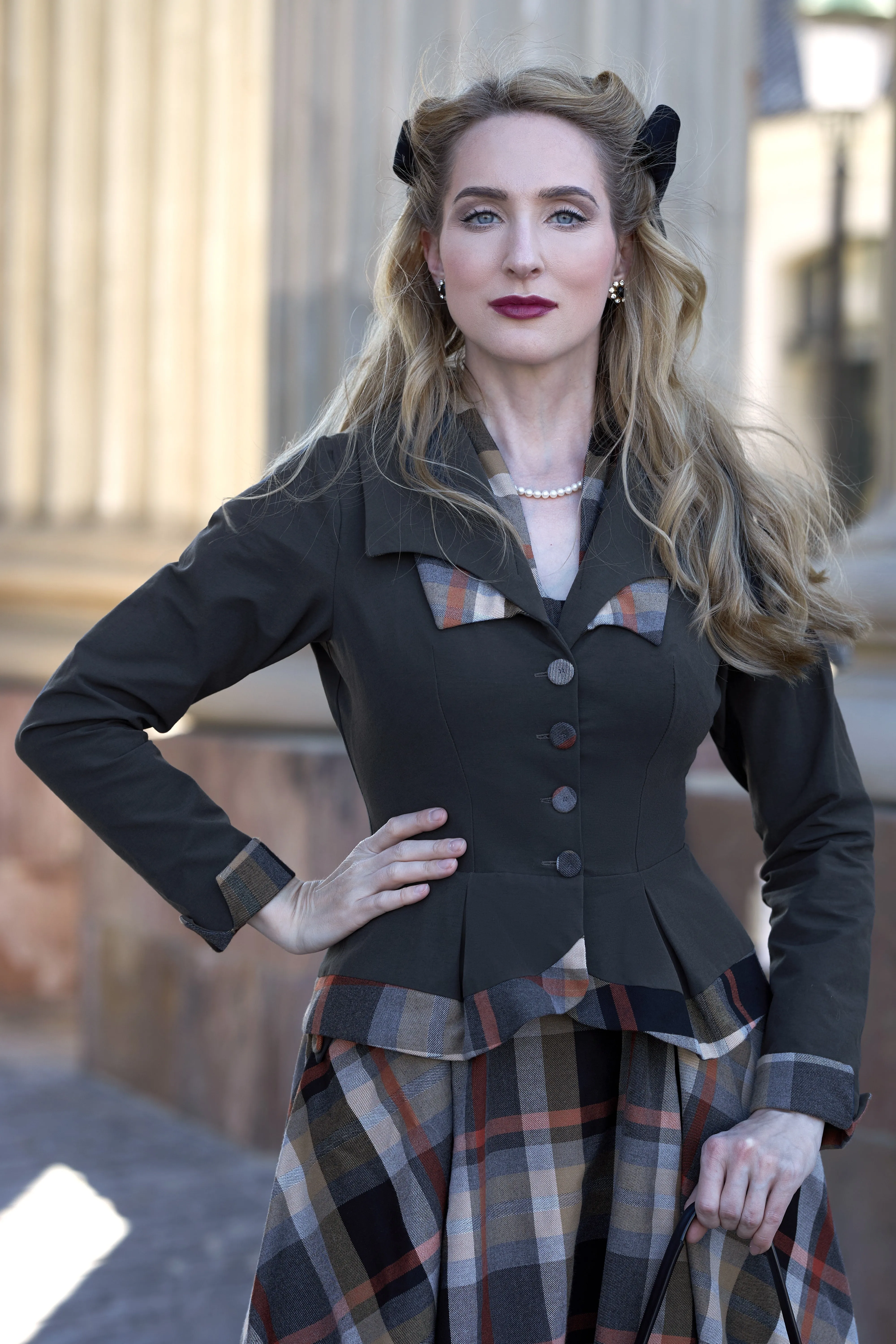 Landra Cool Bengaline Blazer By Miss Candyfloss