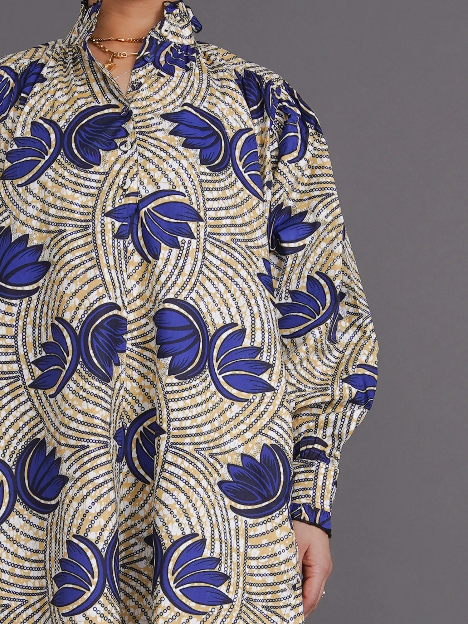 Lily Balloon Sleeved Maxi Dress