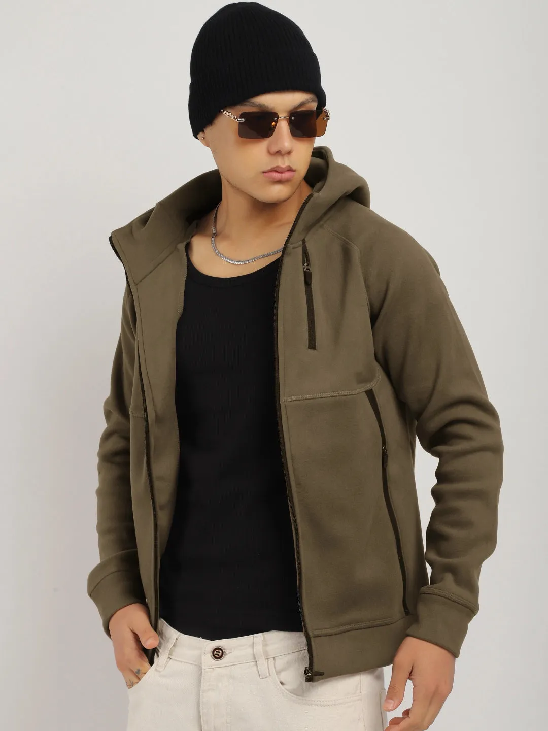 London Wayfarer Brown Hoodie