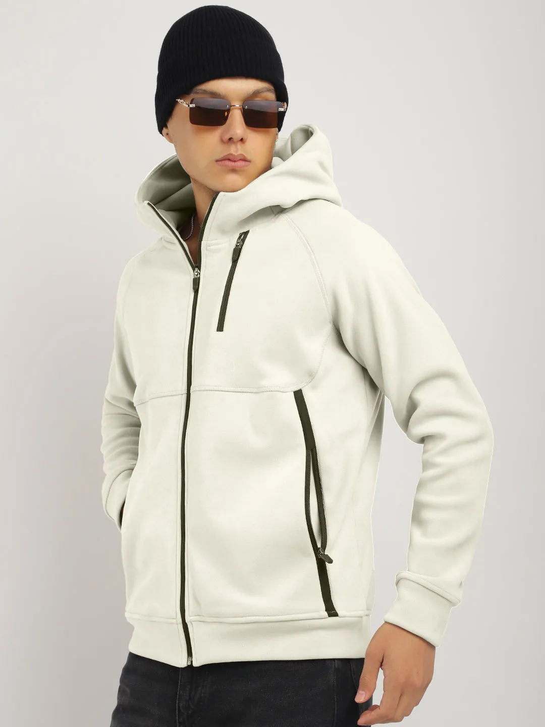 London Wayfarer Cream Hoodie