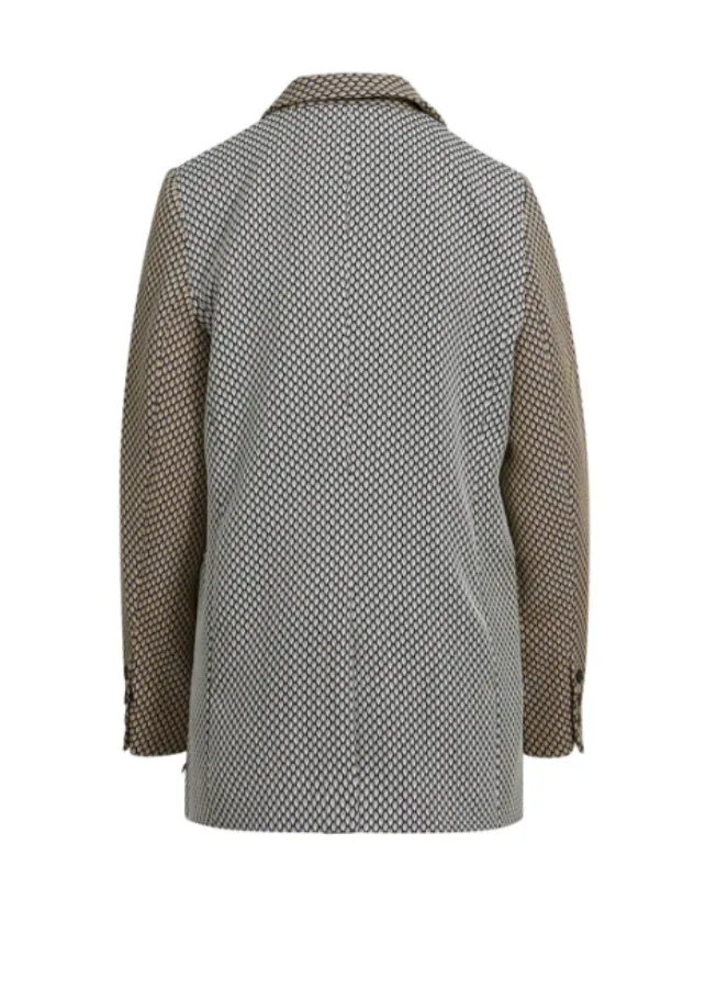 Long Blazer in Beige Jaquard by Coster
