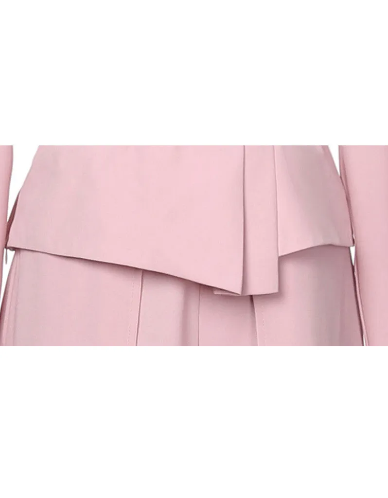 Long sleeve top with flared pants