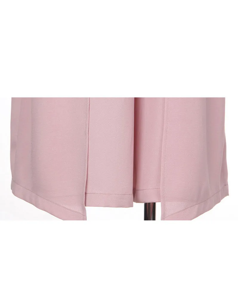 Long sleeve top with flared pants