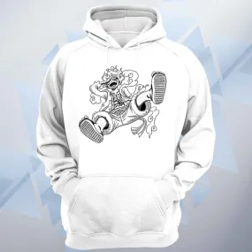 Luffy Gear 5 Line Art Unisex Hoodie