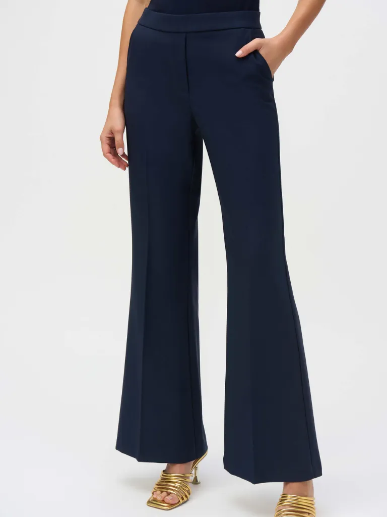 Lux Twill Flared Pull-On Pants