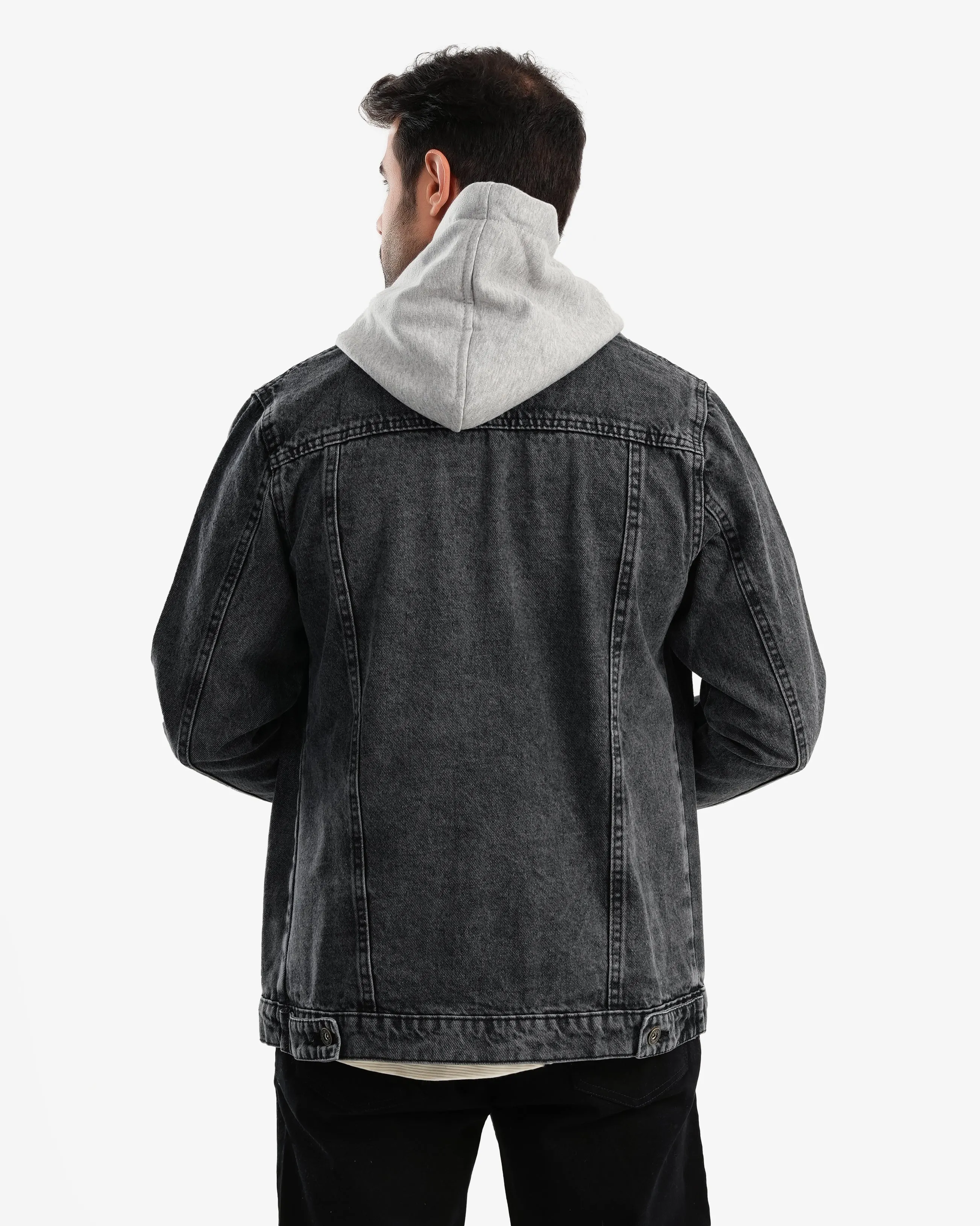 Melton denim jacket