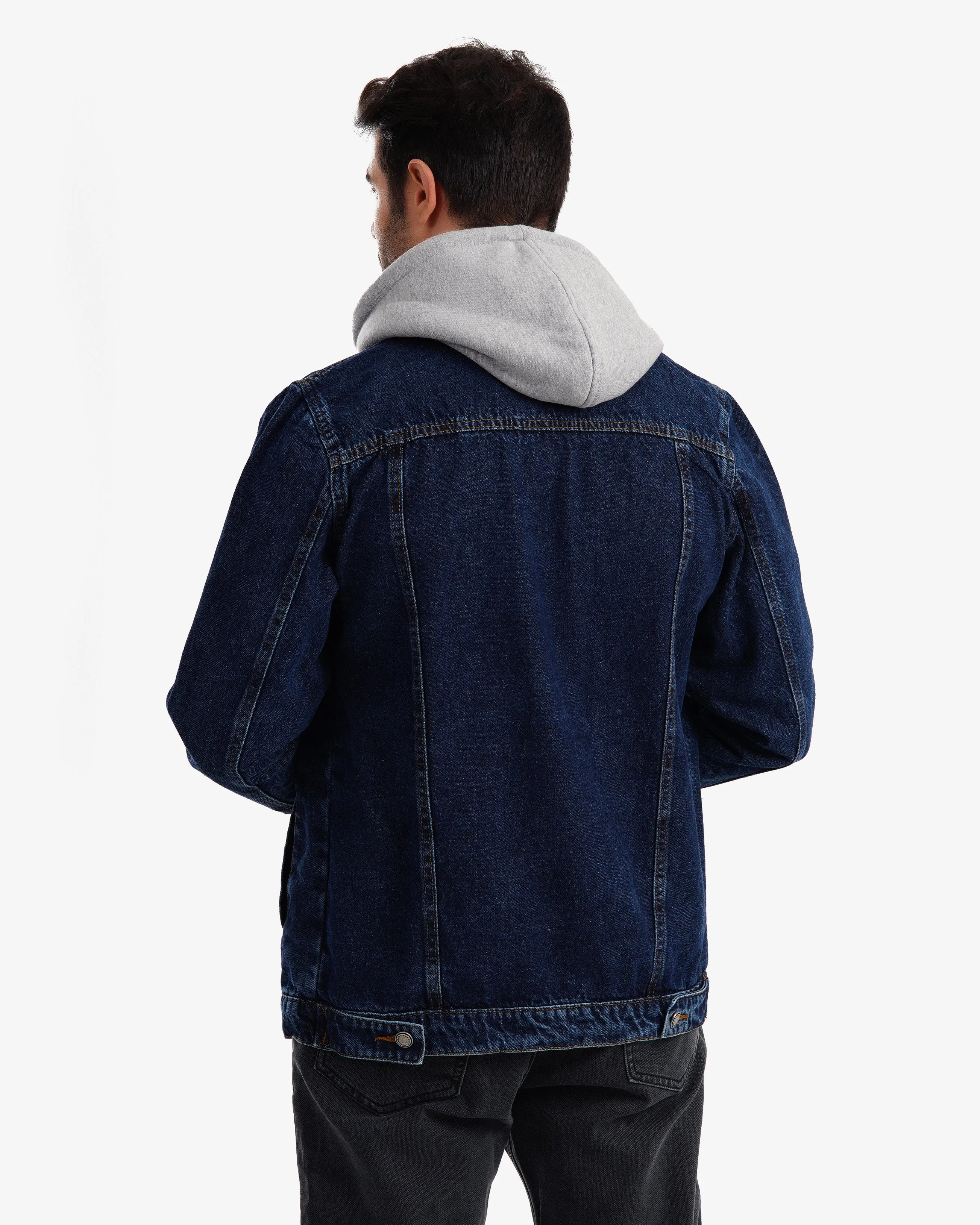 Melton denim jacket