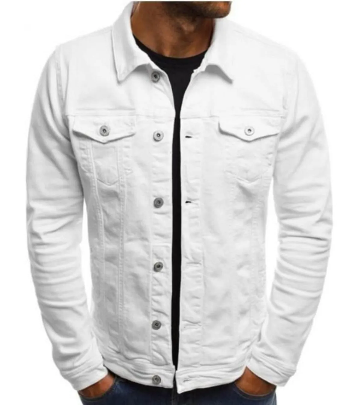 Mens Casual Utility Shirt Jacket