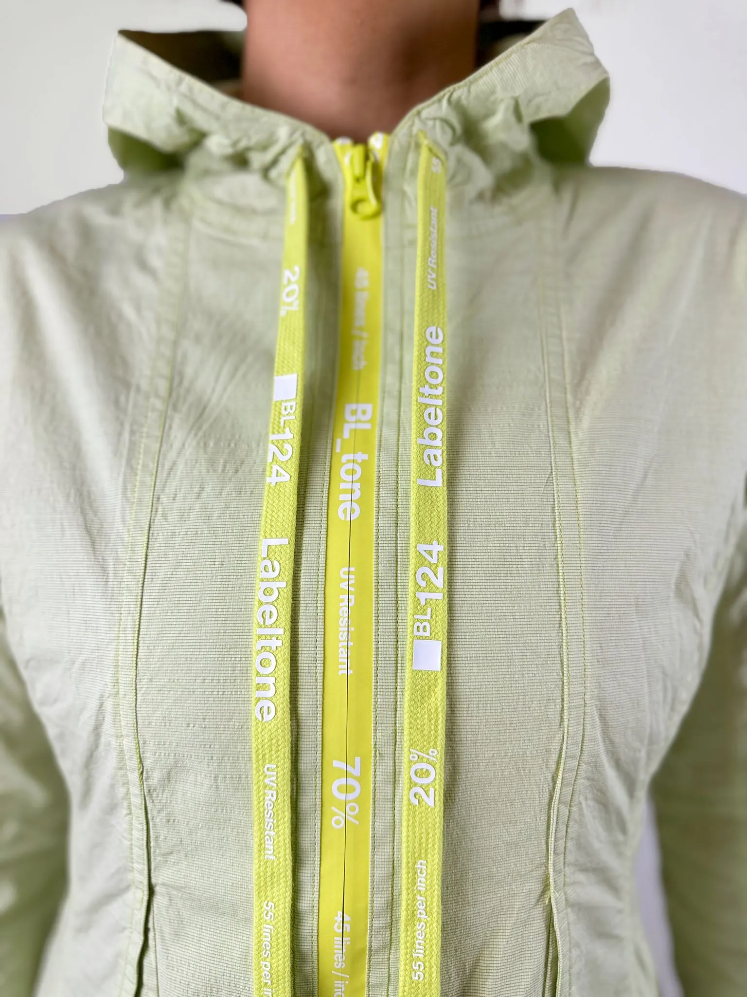 Micro-check Sporty Hooded Jacket '3311104'