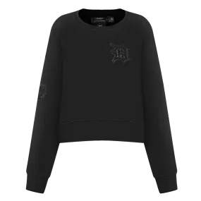 MLB DETROIT TIGERS NEUTRAL WOMEN'S CREWNECK (BLACK)