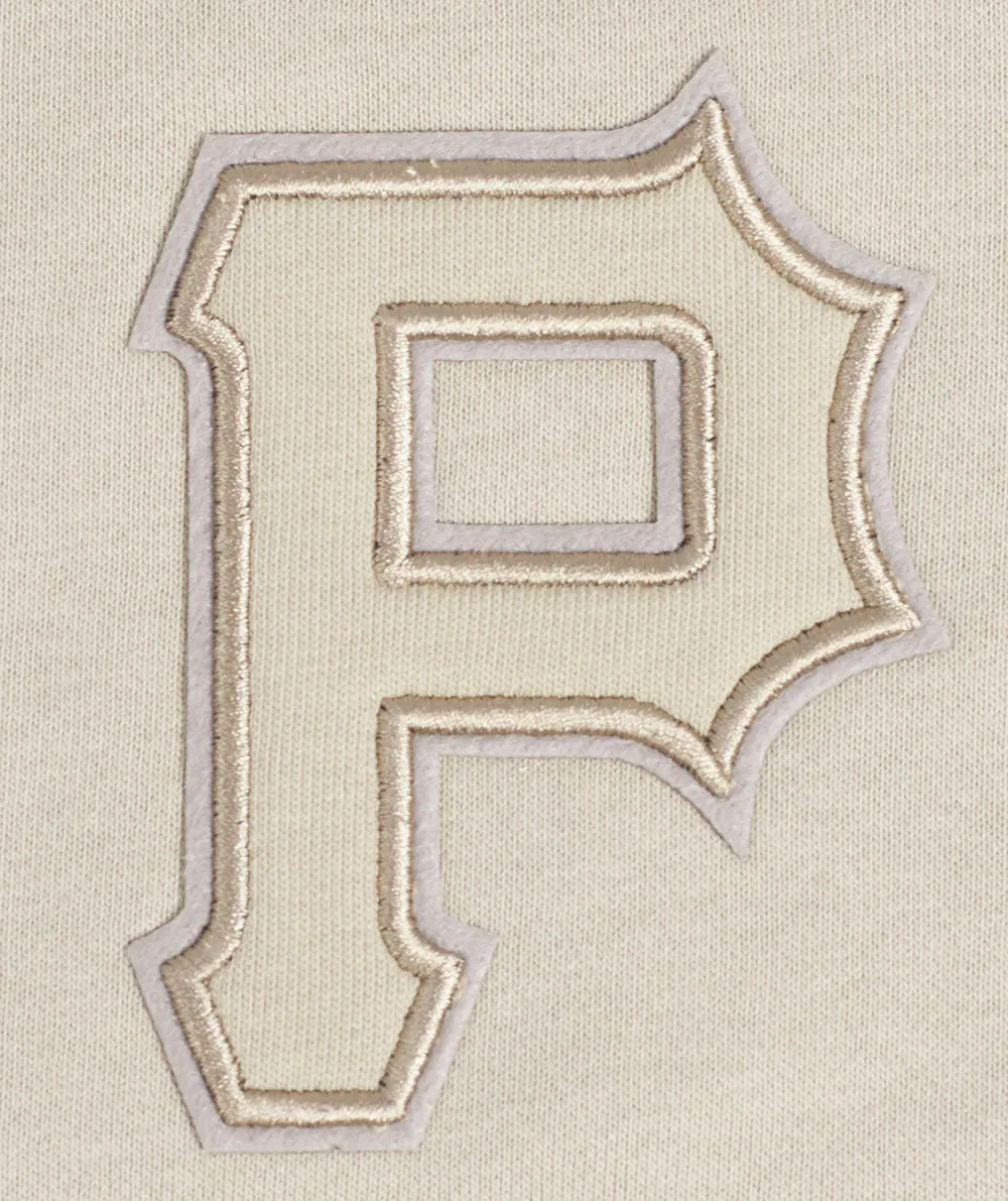 MLB PITTSBURGH PIRATES NEUTRAL WOMEN'S CREWNECK (TAUPE)