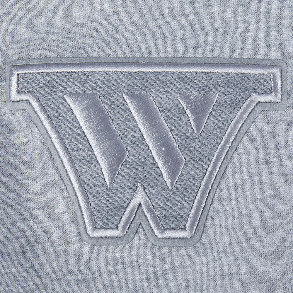 NBA GOLDEN STATE WARRIORS REVERSE FRENCH TERRY MEN'S DROP SHOULDER F (DARK HEATHER GRAY)
