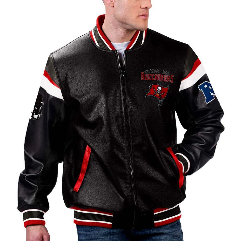 NFL Tampa Bay Buccaneers Leather Jacket Men and Women