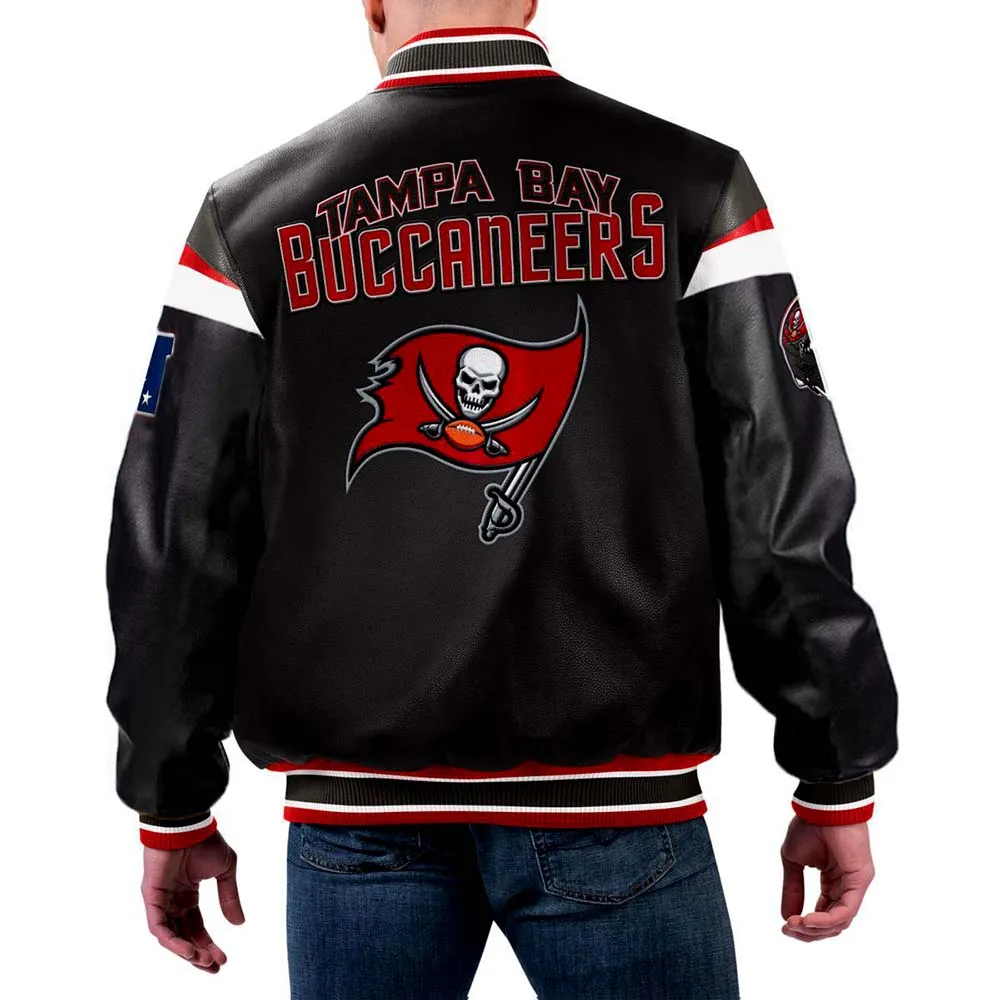 NFL Tampa Bay Buccaneers Leather Jacket Men and Women