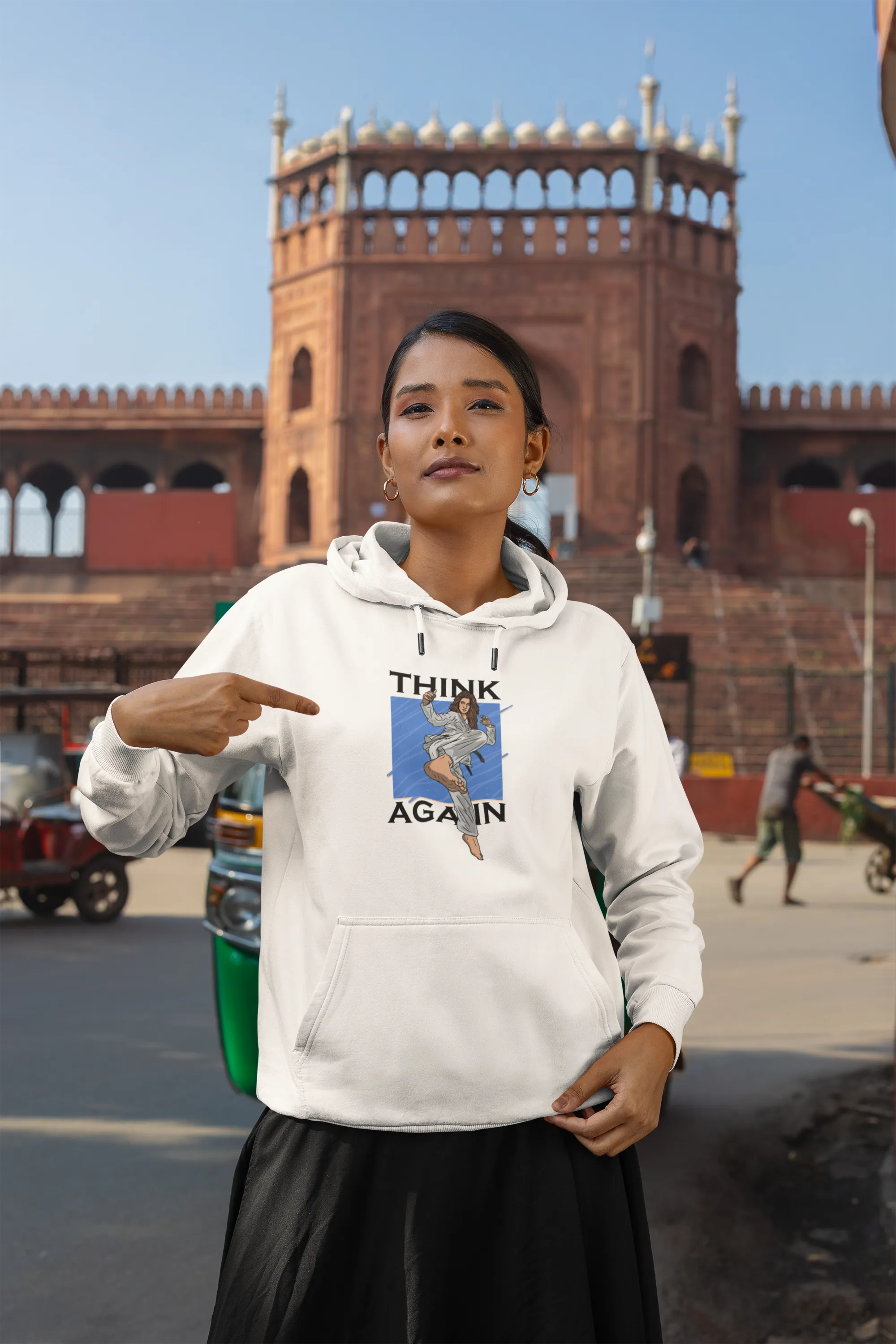 Official Ganapath Think Again Hoodie