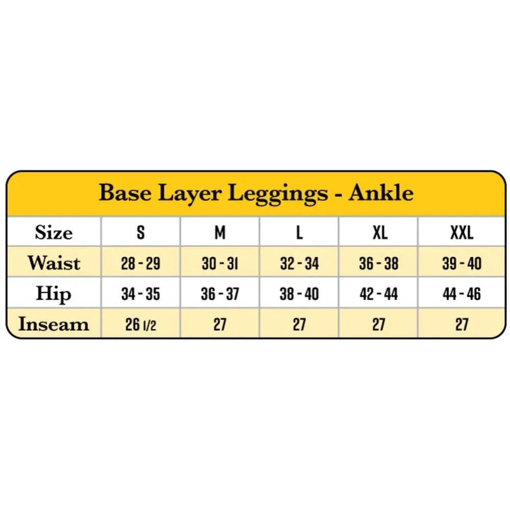 Organic Cotton Base Layer Ankle Leggings