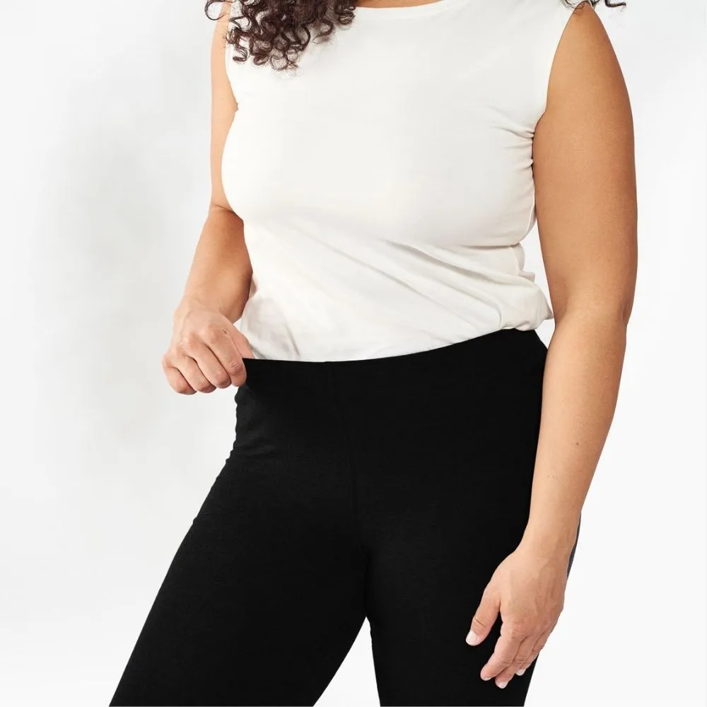 Organic Cotton Base Layer Ankle Leggings