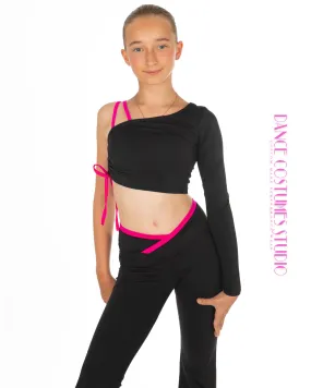 Paige Crisscrossed Dance Waist Pants