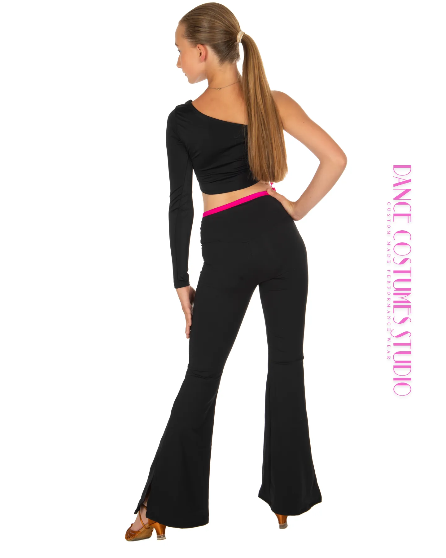 Paige Crisscrossed Dance Waist Pants