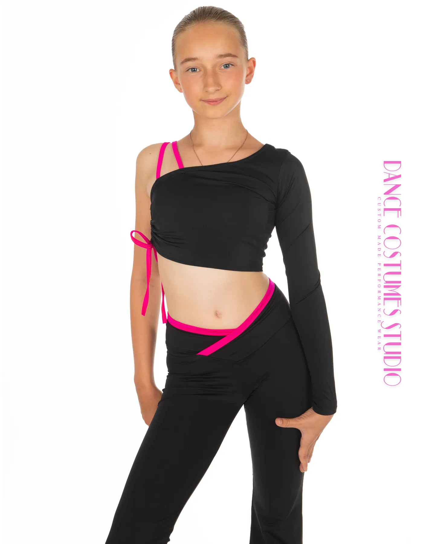 Paige Crisscrossed Dance Waist Pants