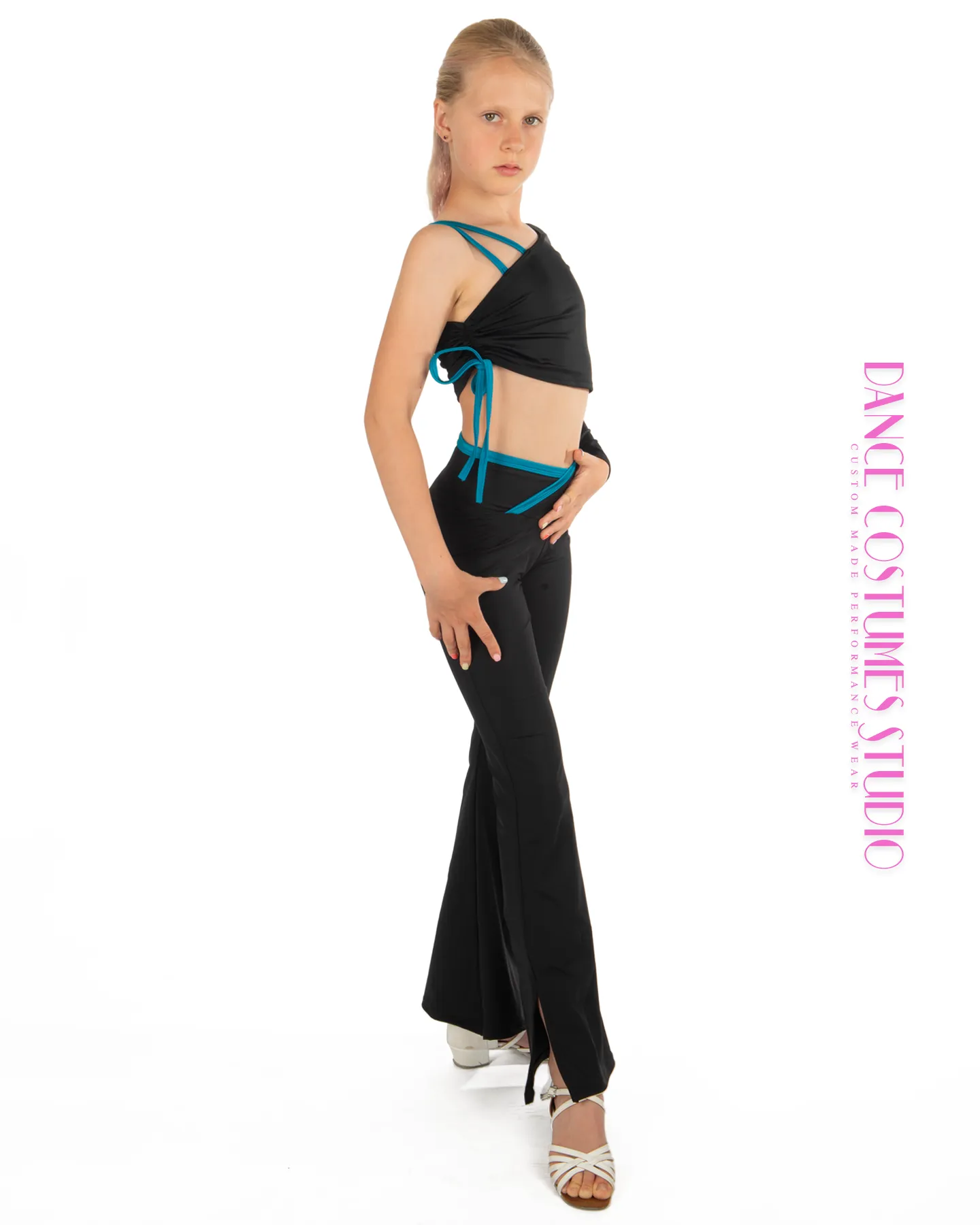 Paige Crisscrossed Dance Waist Pants