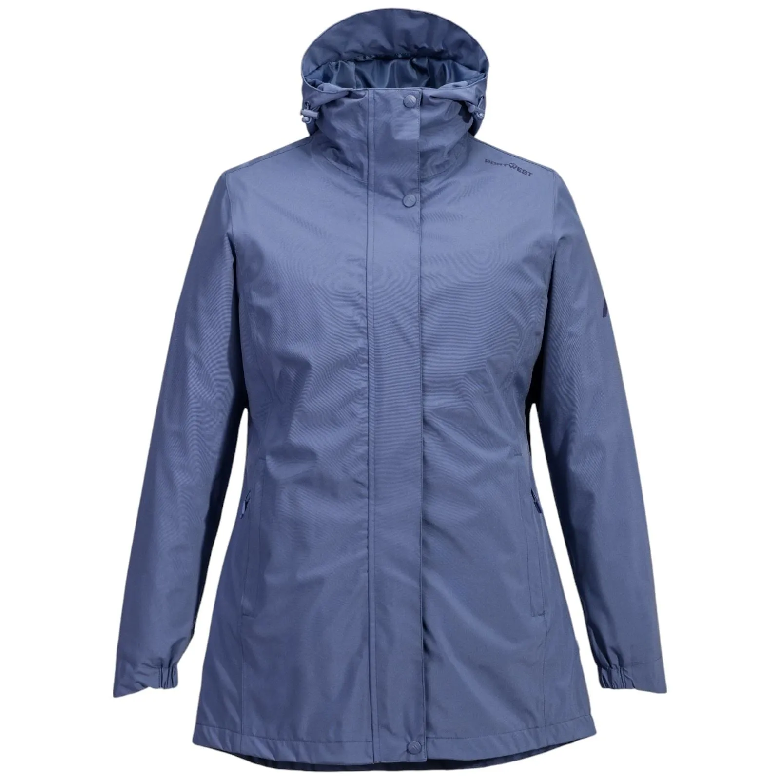 Portwest Newgrange Womens Full-Length Hooded Rain Jacket