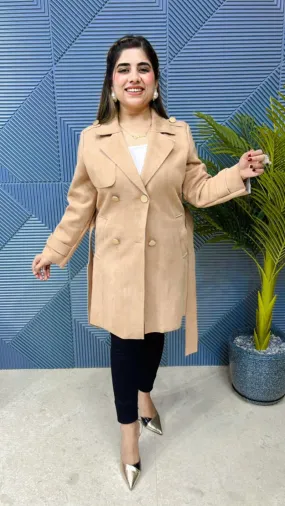 Premium Swead Blazer With Beautiful Button GGR617