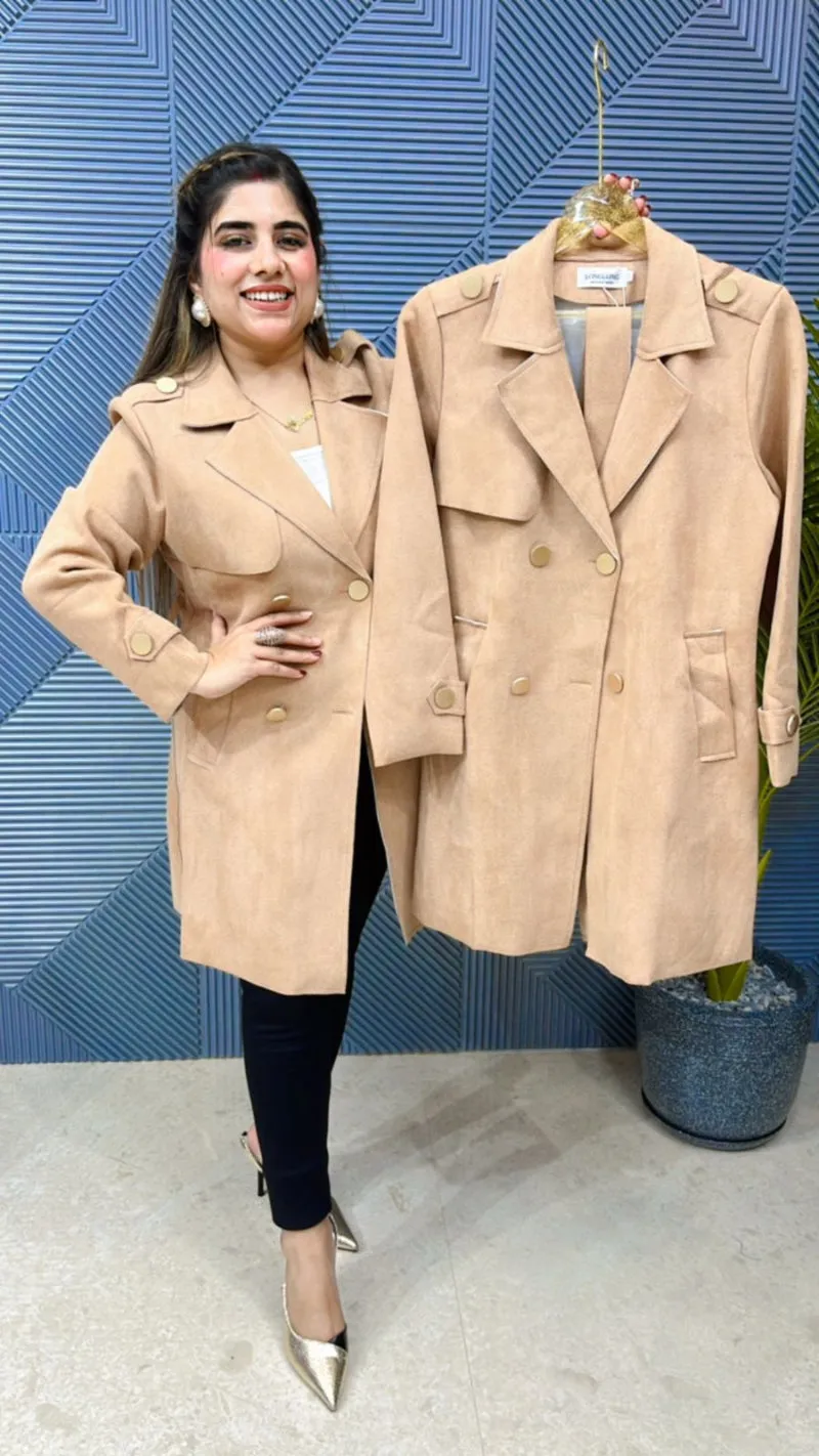 Premium Swead Blazer With Beautiful Button GGR617