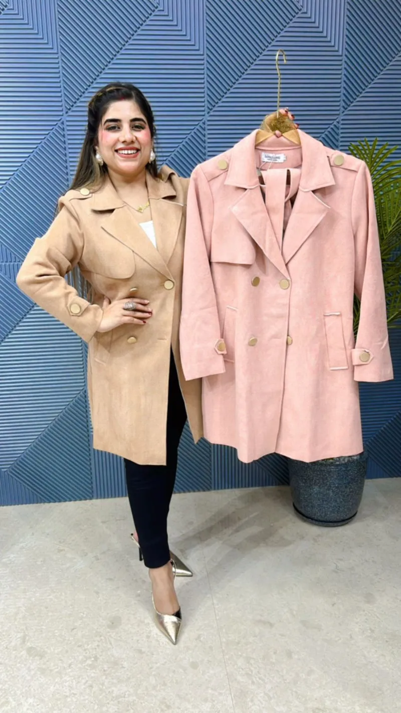 Premium Swead Blazer With Beautiful Button GGR617