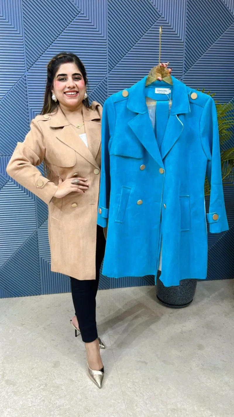 Premium Swead Blazer With Beautiful Button GGR617