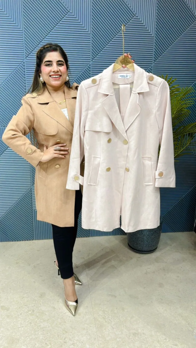 Premium Swead Blazer With Beautiful Button GGR617