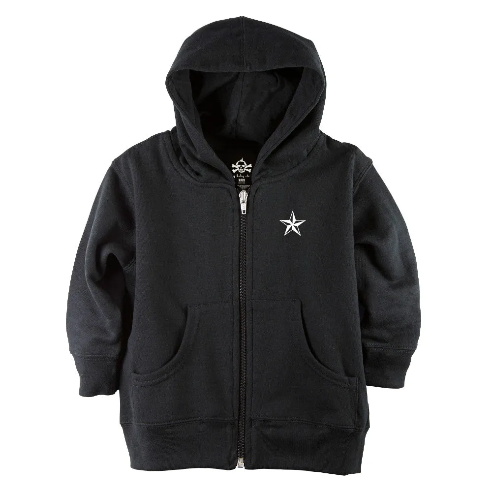Punk Rocker Front Zipper Baby Hoodie
