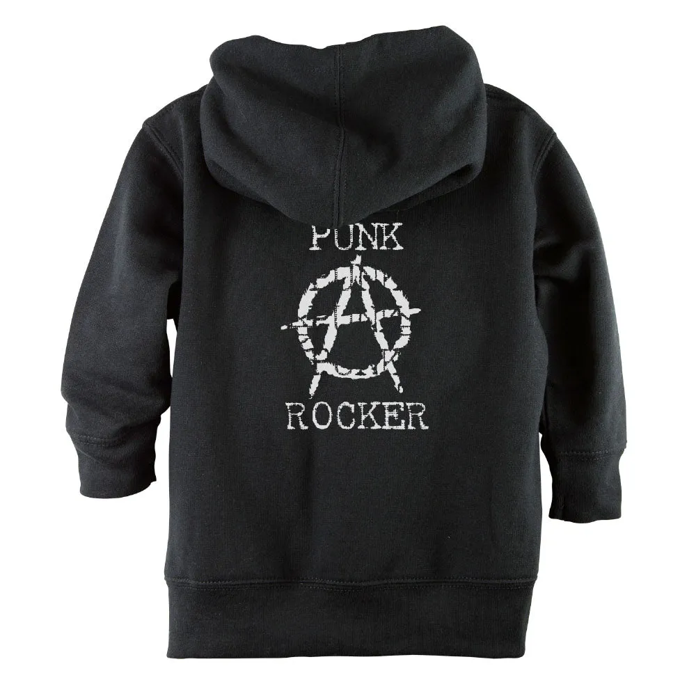 Punk Rocker Front Zipper Baby Hoodie