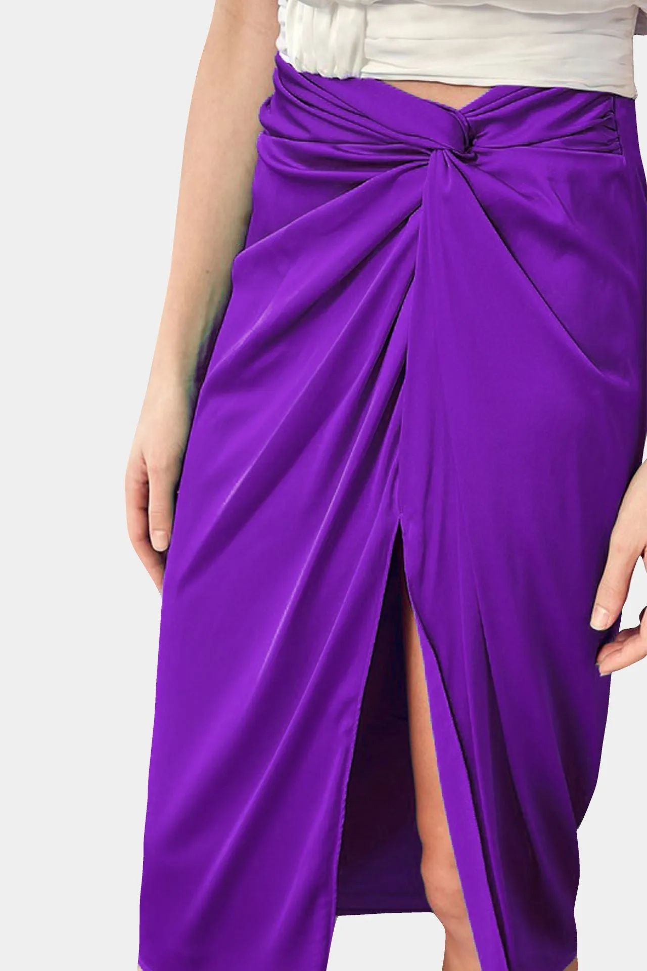 Purple Mini Skirt