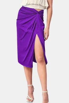 Purple Mini Skirt
