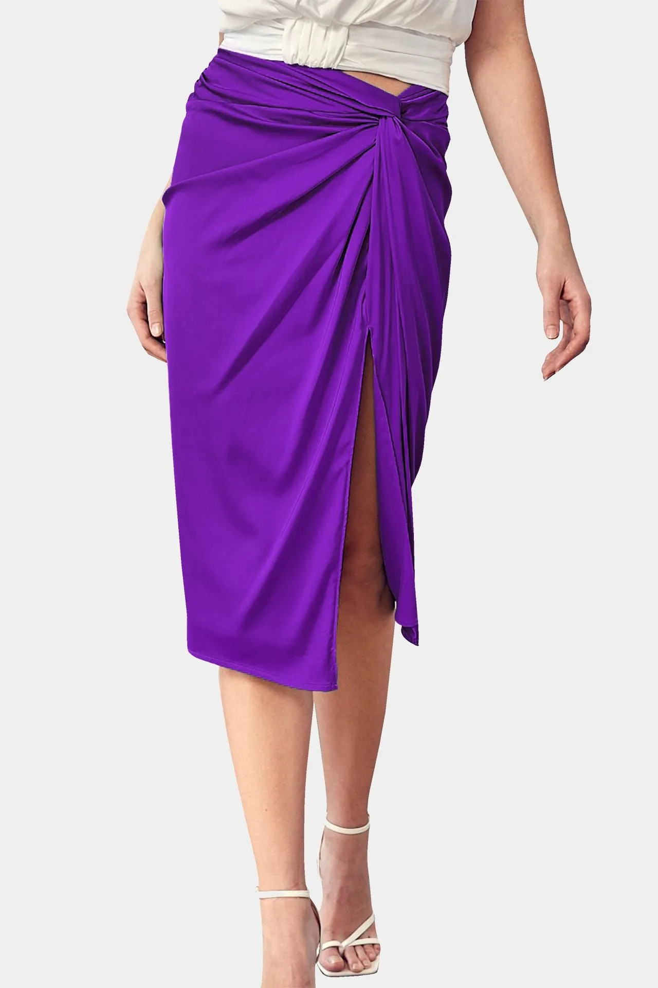 Purple Mini Skirt