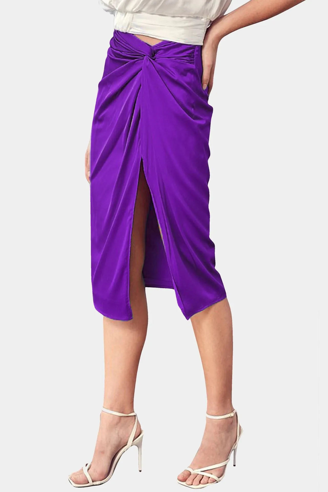 Purple Mini Skirt